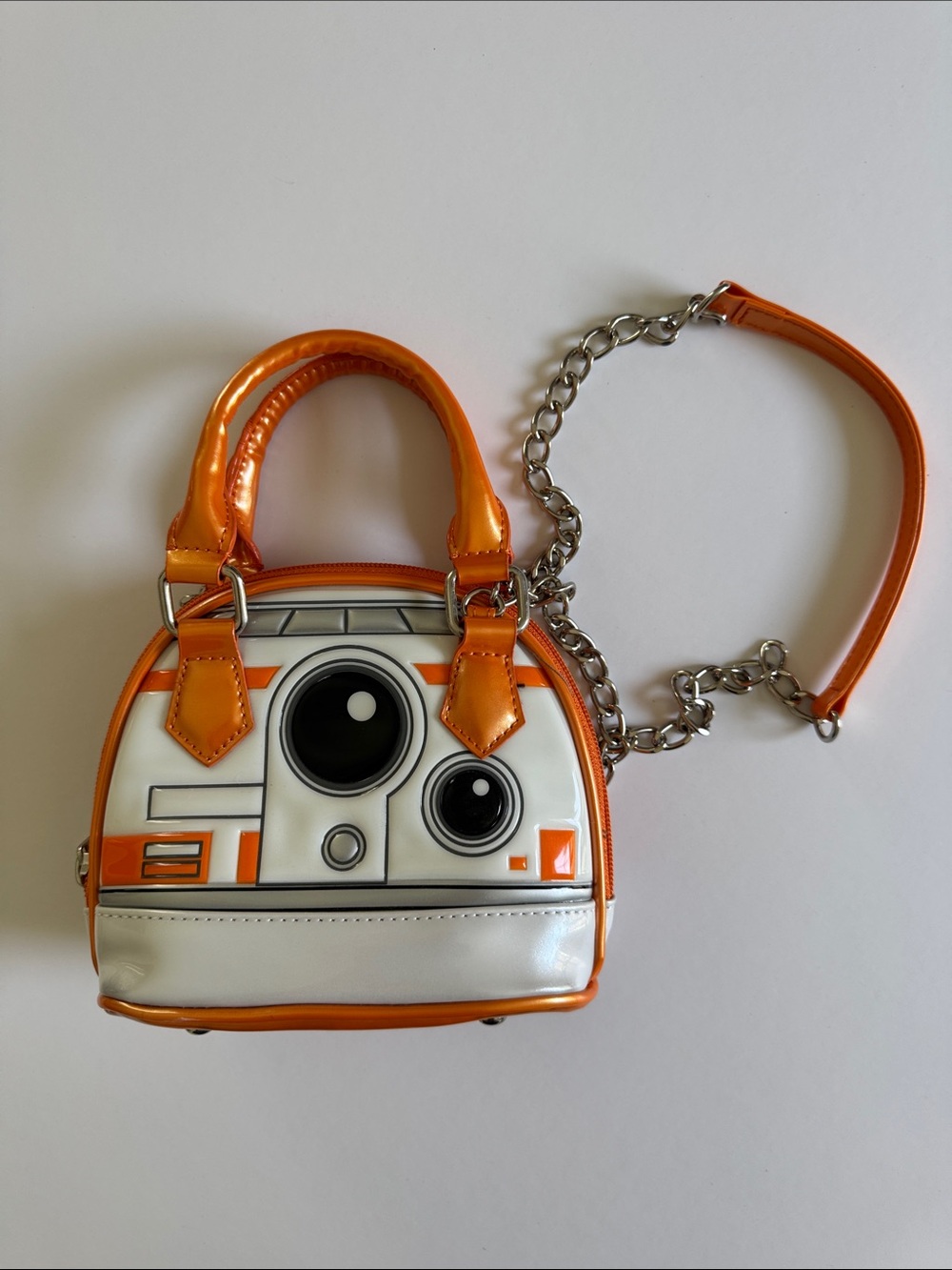 Star Wars BB‑8 Loungefly Crossbody Bag in Orange and White
